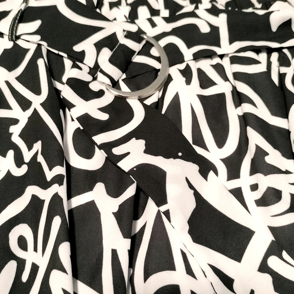 New York & Company Asymmetrical Pull-On Midi Skirt, NEW - Picture 4 of 6